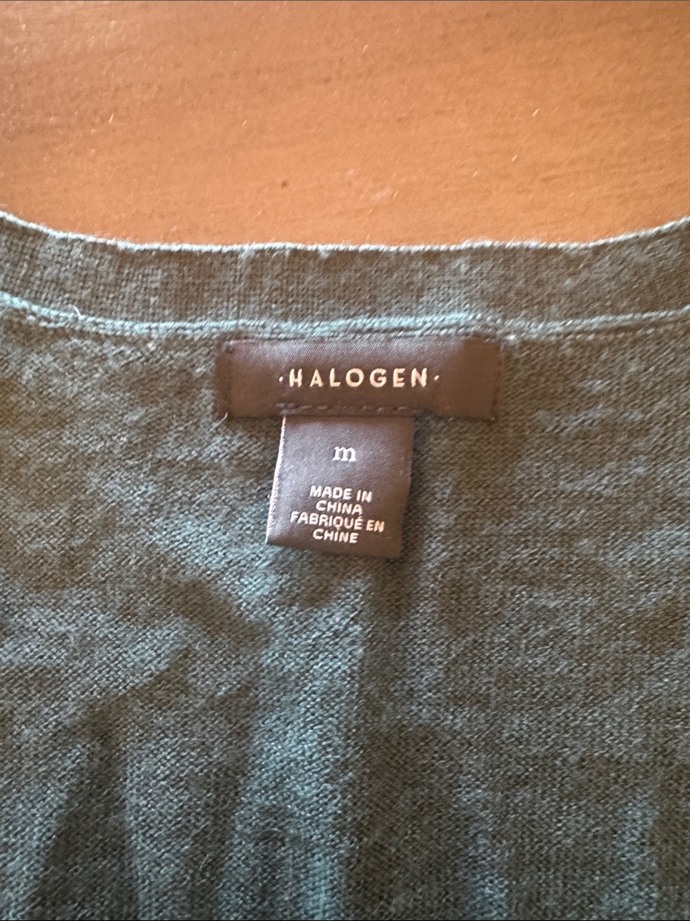 Halogen Olive Green V-Neck Button Front Cardigan - Picture 2 of 3